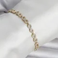BUĞZ Xuping Zirkon Taşlı Sonsuzluk Model Kadın Bileklik