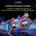 BUĞZ Y20 Motor Kurye Kask Kulaklık Rgb Modlu Bluetooth Motosiklet Kulaklık 5.3 Bluetooth Interkom