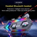 BUĞZ Y20 Motor Kurye Kask Kulaklık Rgb Modlu Bluetooth Motosiklet Kulaklık 5.3 Bluetooth Interkom - Lisinya