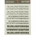 BUĞZ Yazılı Tattoo Dövme Sticker