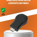  Yazılım Gerektirmeyen Kablosuz Mirroring Adaptörü – 1080p HD Görüntü Kalitesi