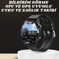 Yeni Model Akıllı Saat GPS Uyumlu Uyku ve Sağlık Takibi Sesli Görüşme