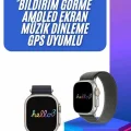  Yeni Nesil 3 Kordonlu Kol Saati 49 MM Amoled Ekran Akıllı Saat
