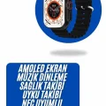  Yeni Nesil Akıllı Kol Saati Nabız Ölçer GPS Uyumlu 49 MM Kasa