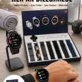 BUĞZ Yeni Nesil Akıllı Saat 2024 Model Uyku ve Sağlık Takibi Bluetooth Bağlantılı Yeni Nesil