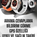  Yeni Nesil Akıllı Saat Adımsayar, GPS, Nabız Ölçer, Uyku ve Sağlık Takibi