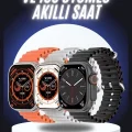 BUĞZ Yeni Nesil Akıllı Saat Çok Yönlü Titreşimli 49 MM Android ve İOS Uyumlu