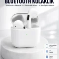 BUĞZ Yeni Nesil Bluetooth Kulaklık Beyaz Çağrı Cevaplayabilen Kablosuz