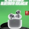 BUĞZ Yeni Nesil Bluetooth Kulaklık Beyaz Çağrı Cevaplayabilen Kablosuz - BUĞZ