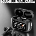  Yeni Nesil Bluetooth Kulaklık Ekranlı Yüksek Ses Kaliteli Uzun Şarj Süreli