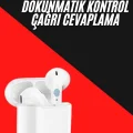 BUĞZ Yeni Nesil Çift Mikrofonlu Dokunmatik Kablosuz Bluetooth Kulaklık