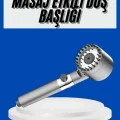 BUĞZ Yeni Nesil Duş Başlığı Paslanmaz Çelik Masaj Etkili Ergonomik Tasarım Su Basınçlı