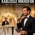BUĞZ Yeni Nesil Kablosuz El Mikrofonu Seti Dijital Ekranlı Çift Mikrofonlu