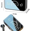 BUĞZ Yeni Nesil Kablosuz Kulaklık Aynalı Powerbank Özellikli Bluetooth Bağlantılı Dijital Göstergeli