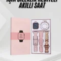  Yeni Nesil Kadın Akıllı Saat Rose Gold Android ve İos Uyumlu