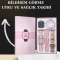  Yeni Nesil Kaliteli Akıllı Saat ve Kablosuz Bluetooth Kulaklık  Yüksek Ses Kaliteli