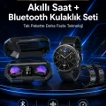 BUĞZ Yeni Nesil Kampanyası Bluetooth Bağlantılı Akıllı Saat ve Kablosuz Kulaklık Dijital Göstergeli