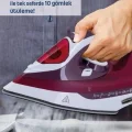  Yeni Nesil Kırmızı Buharlı Ütü 2200 Watt Seramik Tabanlı Yüksek Buhar Gücü
