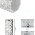  Yeni Nesil Modern Kristal Masa ve Gece Lambası Dokunmatik Renk Değiştirebilen