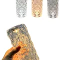 BUĞZ Yeni Nesil Modern Kristal Masa ve Gece Lambası Dokunmatik Renk Değiştirebilen - BUĞZ