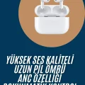 BUĞZ Yeni Nesil Pro Bluetooth Kulaklık Android ve İOS Uyumlu Dokunmatik Kontrol
