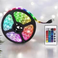 BUĞZ Yeni Nesil RGB Işıklı 10Metre Şerit Led Kumandalı Şarj Edilebilir