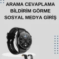 BUĞZ Yeni Nesil Sesli Görüşme Akıllı Saat ve Powerbank Çoklu Şarj Girişli Bluetooth Kulaklık Nabız Ölçer - BUĞZ