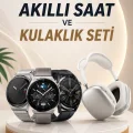 BUĞZ Yeni Nesil Sesli Görüşme Akıllı Saat ve Powerbank Çoklu Şarj Girişli Bluetooth Kulaklık Nabız Ölçer