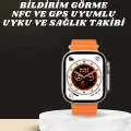 BUĞZ Yeni Nesil Ultra Akıllı Saat Adımsayar Uyku Takibi Nabız Sensörü