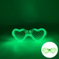 BUĞZ Yeşil LED Işıklı Kalp Gözlük – 3 Modlu