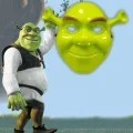 BUĞZ Yeşil Shrek Maskesi 21x25 Cm Bx40