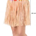  Yetişkin ve Çocuk Uyumlu Saman Renk Püsküllü Hawaii Luau Hula Etek 40