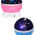  Yıldız Görünümlü Gece Lambası Renkli Masa Lambası Gökyüzü Projeksiyon