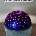 BUĞZ Yıldız Yansıtmalı Projeksiyon Gece Lambası Şarjlı Taşınabilir