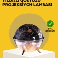 BUĞZ Yıldızlı Gökyüzü Efektli Uzay Temalı Nemlendirici Lamba