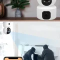 BUĞZ Yosee Uygulama Çift Kameralı Wifi Bağlantılı Gece Görüşlü Ev Tipi Güvenlik Kamerası