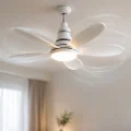 BUĞZ Yüksek Aydınlatma Performansına Sahip LED Tavan Fanı Sessiz Çalışma Güçlü Esinti ve Uzaktan Kumanda Kontrolü