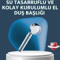 BUĞZ Yüksek Basınçlı 3 Fonksiyonlu Duş Başlığı