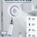 BUĞZ Yüksek Basınçlı Filtreli Duş Başlığı Mineral Filtreli Su Tasarruflu El Duşu