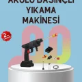 BUĞZ Yüksek Basınçlı Şarjlı Yıkama Tabancası Su Tabancası Hortumlu