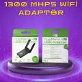 BUĞZ Yüksek Hızlı 1200 Mbps Çift Bant USB WiFi Adaptör – Güçlü Sinyal, Geniş Uyumluluk - BUĞZ