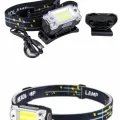  Yüksek Işıklı Şarjlı ve Sensörlü LED Kafa Lambası Kamp Lambası