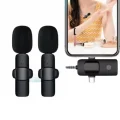 BUĞZ Yüksek Kalite Profesyonel 3 In 1 Kablosuz Taşınabilir Yaka Mikrofonu Youtube Facebook Tiktok