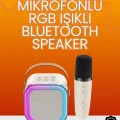 BUĞZ Yüksek Performanslı Kablosuz Karaoke Hoparlör