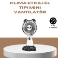 Yüksek Performanslı USB Mini Vantilatör – Panda Desenli