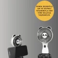  Yüksek Performanslı USB Mini Vantilatör – Panda Desenli