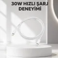 BUĞZ Yüksek Saflıkta Bakır Çekirdekli 30W Hızlı Şarj Kablosu