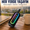 BUĞZ Yüksek Ses Kaliteli Kablosuz Hoparlör LED Işıklı Yeni Nesil