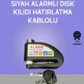  Yüksek Sesli 110dB Çelik Disk Kilidi Su Geçirmez
