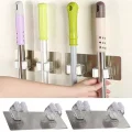 BUĞZ Pratik Organizer 4lü Yapışkanlı Fırça Paspas Mop Fırça Sabitleyici Ergonomik Alet Aparatı